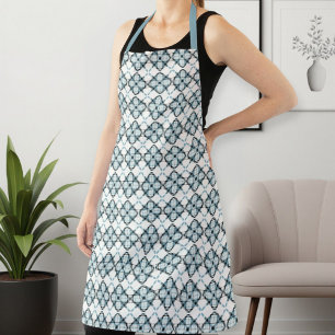 Delantal Long Patterned Apron for Women & Men