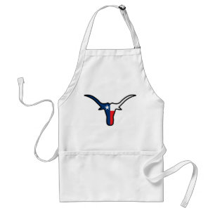 Delantal Longhorn, la bandera de Texas