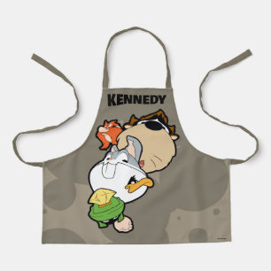 Delantal LOONEY TUNES™ Cabezas grandes estilizadas
