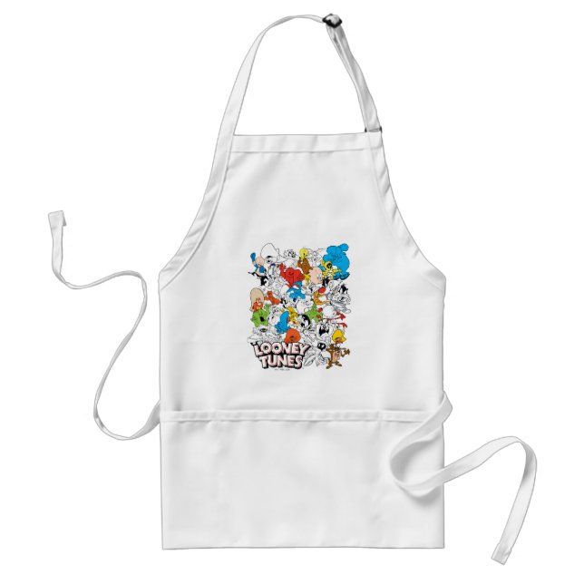 Delantal LOONEY TUNES™ Color Pop Pattern (Frente)