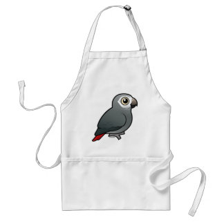 Delantal Loro del gris africano de Timneh