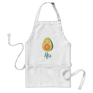 Delantal Los aguacates a juego lindos de los pares