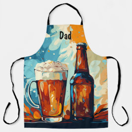 Delantal Los amantes de las cervezas disfrutan de una cocin