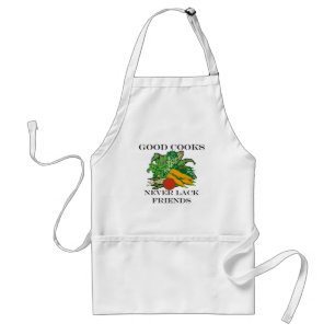 Delantal Los buenos cocineros nunca carecen de amigos