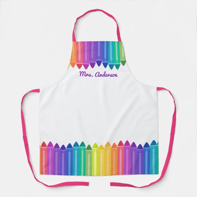 Delantal Los cartuchos de color de Guay personalizan Apron (Anverso)