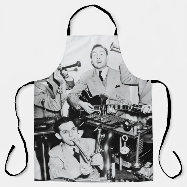 Delantal Los chicos en la venda, música, banda, retro, s (Anverso)