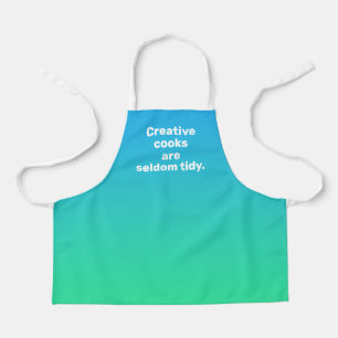 Delantal Los cocineros creativos rara vez son el aprendiz d