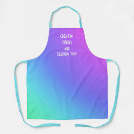 Delantal Los cocineros creativos rara vez son un ápron mare