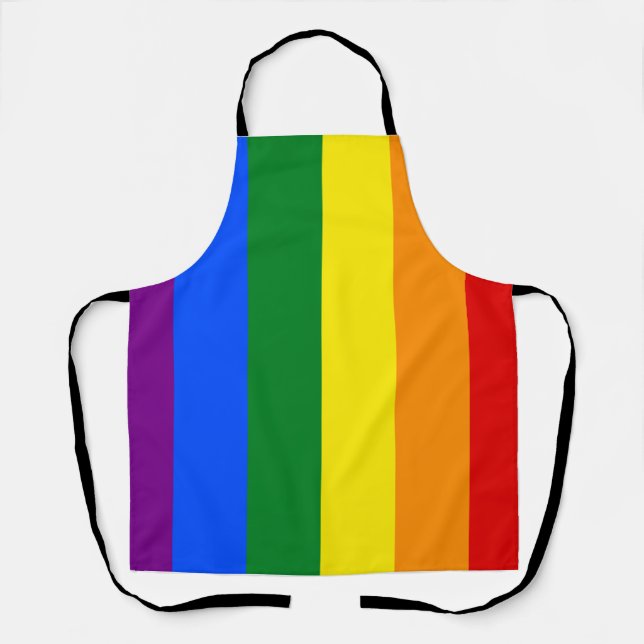 Delantal Los colores del arcoiris (Anverso)