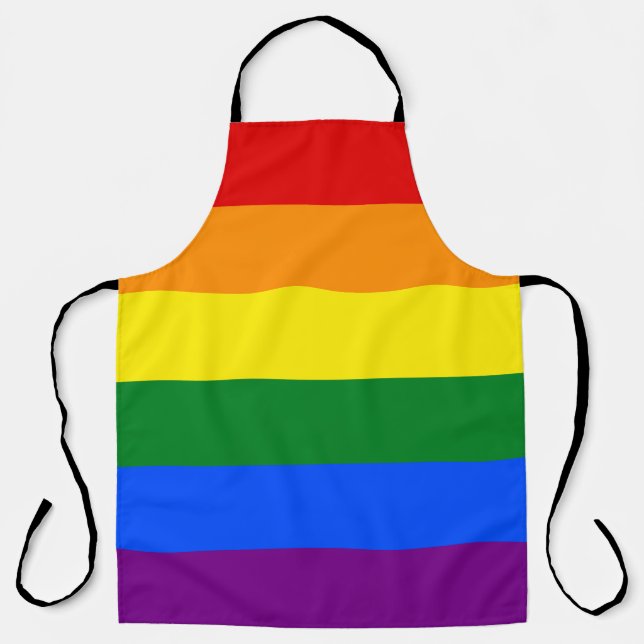 Delantal Los colores del arcoiris (Anverso)