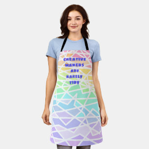 Delantal Los creativos hacedores del Apron Arcoiris rara ve