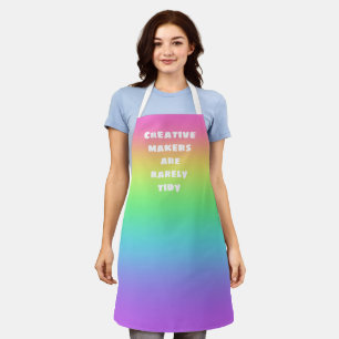 Delantal Los creativos hacedores del Apron Arcoiris rara ve