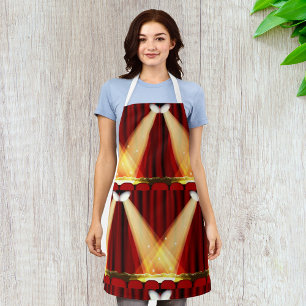 Delantal Los focos de atención en el escenario