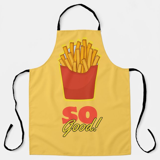 Delantal ¡Los Fries Franceses Son Muy Buenos! (Anverso)