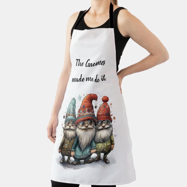 Delantal 🍄 Los Gnomes Me Hicieron Hacerlo Apron 🍄 (in situ)