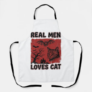 Delantal Los hombres de verdad aman la camiseta vintage de 
