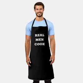 Delantal Los hombres de verdad cocinan
