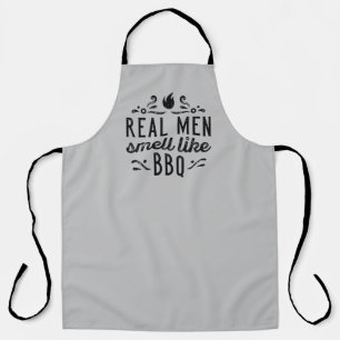Delantal Los hombres de verdad huelen a BBQ