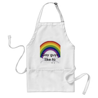 Delantal ¡Los individuos gay tienen gusto de cocinar!