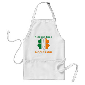 Delantal Los irlandeses personalizados me besan que soy