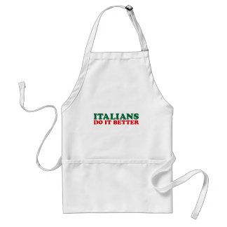 Delantal Los italianos lo hacen mejor