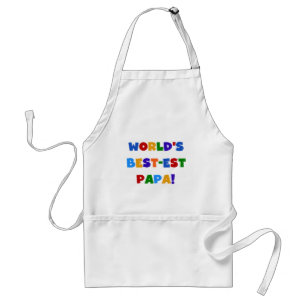Delantal Los mejores camisetas y regalos de papá del mundo
