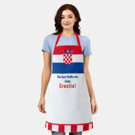 Delantal ¡Los mejores cocineros son de Croacia! Apron adult