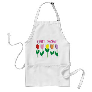 Delantal Los mejores regalos del diseño de los tulipanes d
