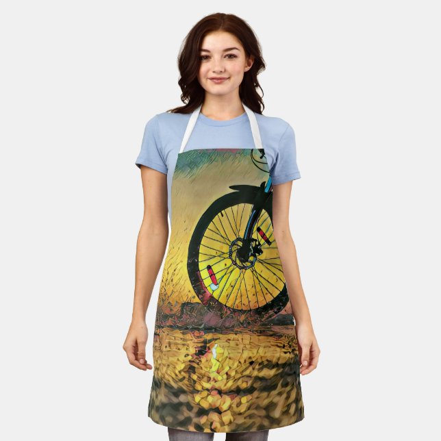 Delantal Los mejores regalos para ciclistas (Gastado)