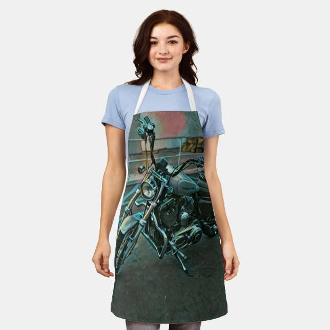 Delantal Los mejores regalos para motociclistas (Gastado)