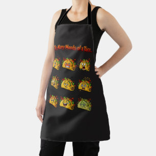 Delantal Los muchos estados de ánimo de un Taco