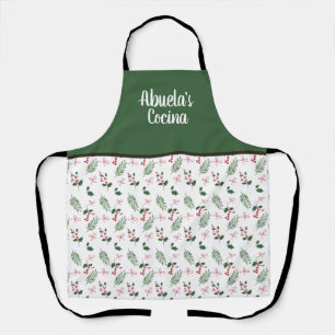 Delantal Los Navidades de Abuela en Cocina Holly están rob