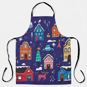 Delantal Los Navidades más bonitos albergan ilustraciones 