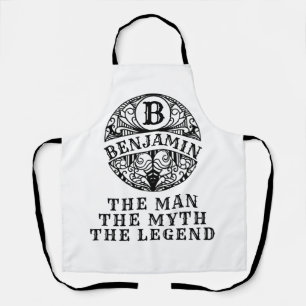 Delantal Los Padres Personalizados Día el hombre la leyenda