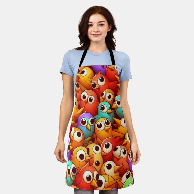 Delantal Los pájaros Tintamare (Gastado)