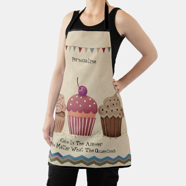 Delantal Los pasteles de época citan una piedra rústica div (in situ)