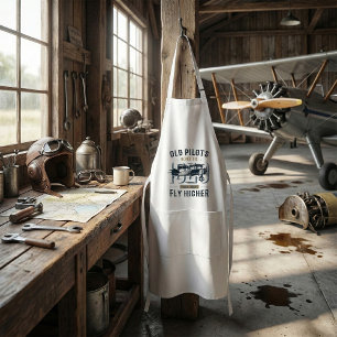 Delantal Los pilotos viejos nunca mueren por la cita de vol