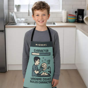 Delantal Los Platos De Lavado Generan Diversión Del Jugador