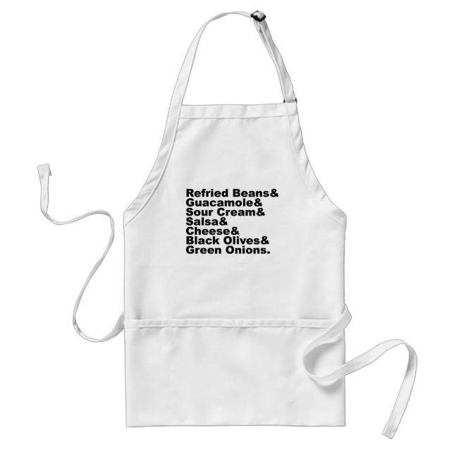 Delantal Los Siete Ingredientes En Una Dipa De Siete Capas (Frente)