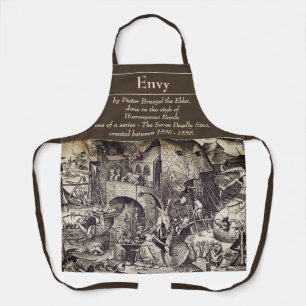 Delantal Los siete pecados mortales - Envy Apron