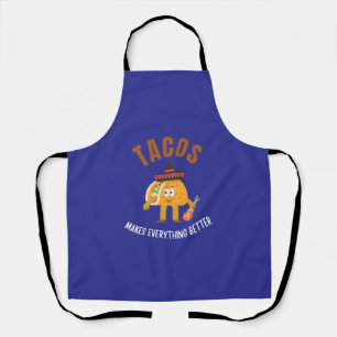 Delantal Los tacos mejoran todo