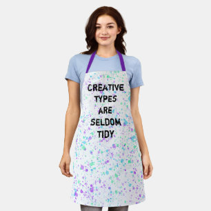 Delantal Los tipos creativos rara vez son Tidy Apron