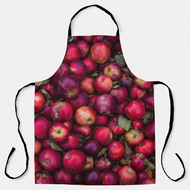 Delantal Lote de manzanas rojas (Anverso)