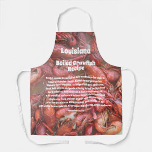 Delantal Louisiana Boiled Crawfish Receta Apron