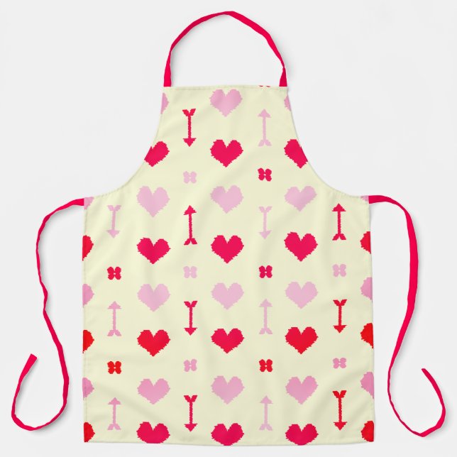 Delantal Love Arrows & Blossoms Apron (Anverso)