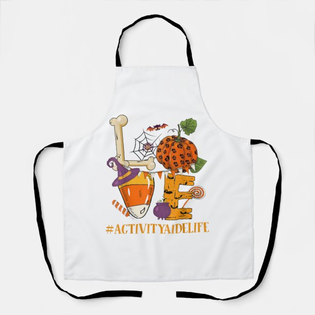 Delantal Love Halloween (Anverso)