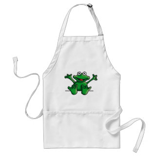 Delantal love heart frog
