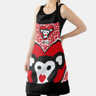 Delantal LOVE MONKEY LOVE SPECIAL by Masanser