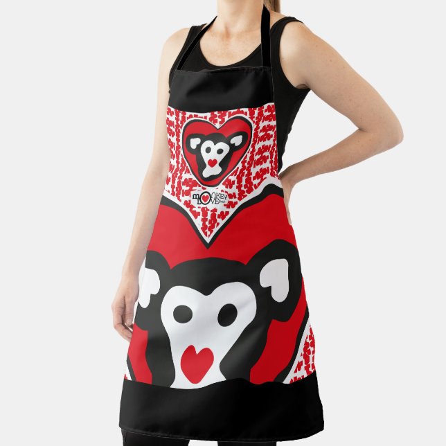 Delantal LOVE MONKEY LOVE SPECIAL by Masanser (in situ)