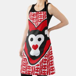 Delantal LOVE MONKEY LOVE SPECIAL by Masanser